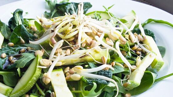 The sprouted grains are a great source of vitamins in the Japanese diet. 
