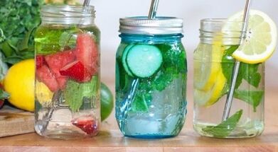 example of a drinking diet menu for 7 days